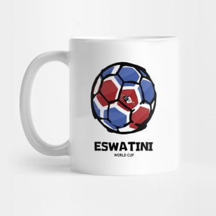 Eswatini Football Country Flag Mug